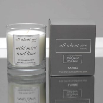 mint and lime candle