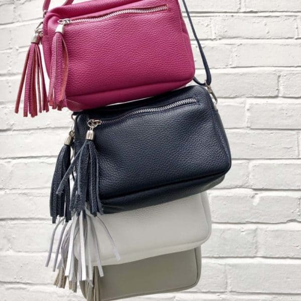 Pink Leather Bag - Image 4