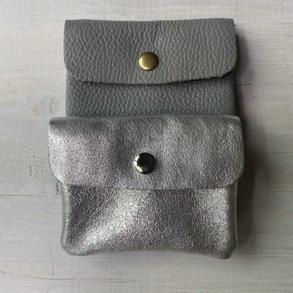 Leather Stud Purse