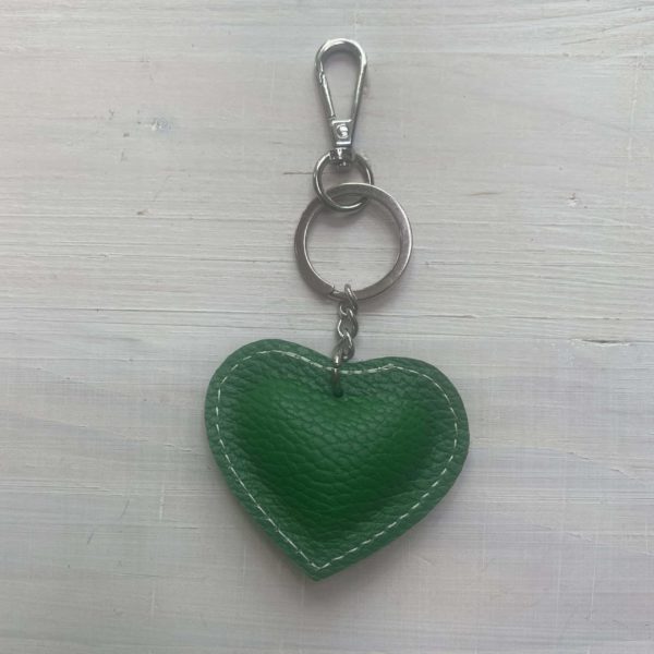 Green Heart Keyring