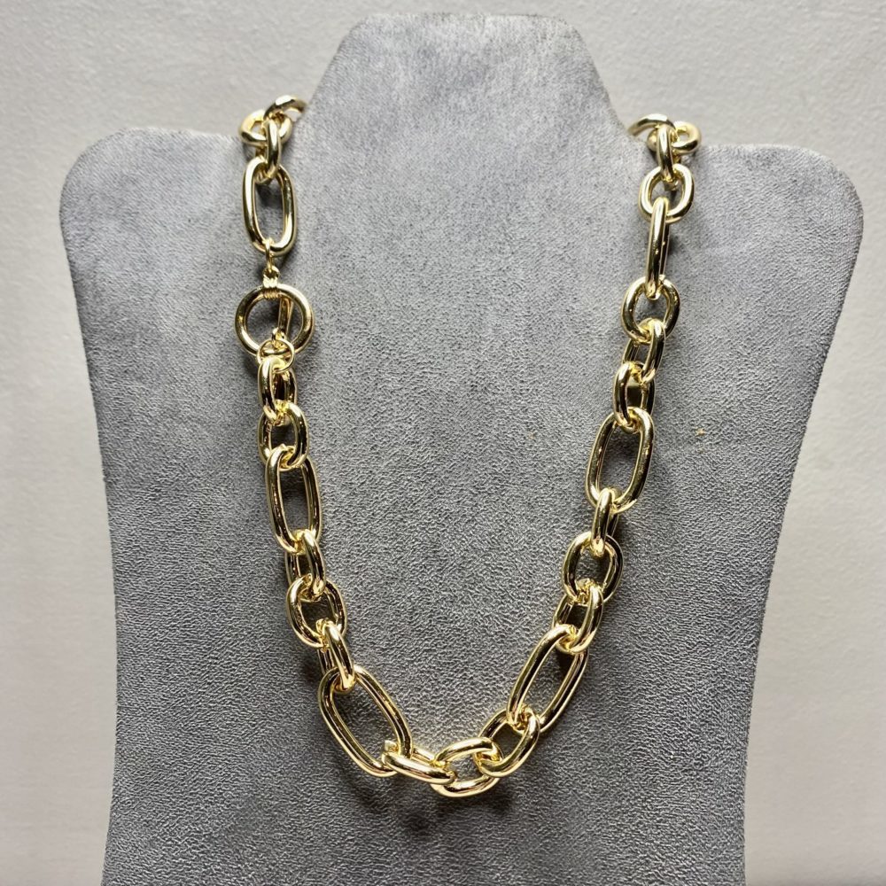 Maude Gold Chunky Necklace - All About Eve at Home