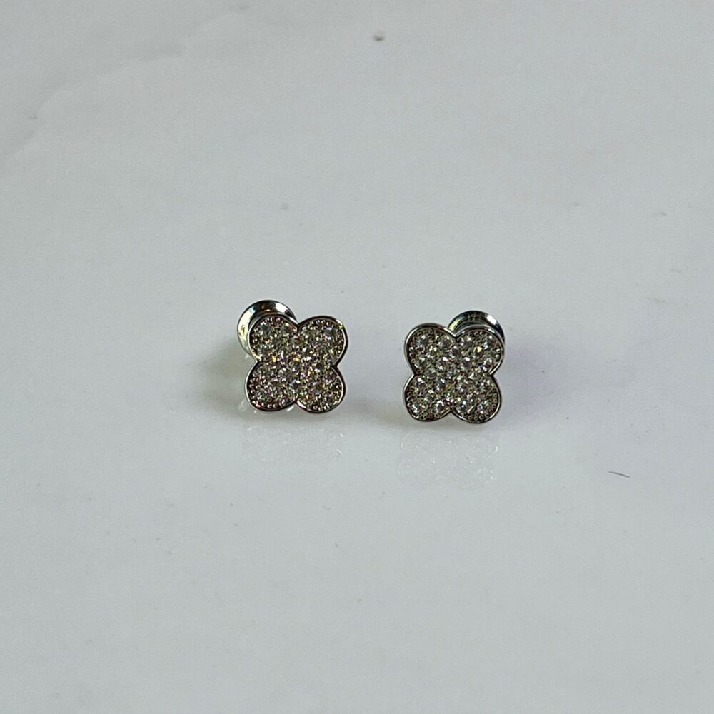 Mini Diamante Flower Studs - All About Eve at Home