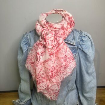 Athena Red And Gold Scarf