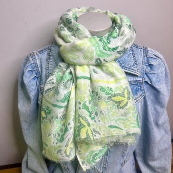 Green Leaves Scarf