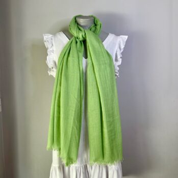 Plain Green Scarf