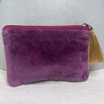 Small Purple Velvet Pouch
