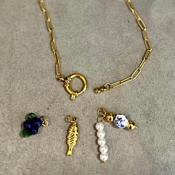 Waterproof Charm Gold Necklace - Image 2