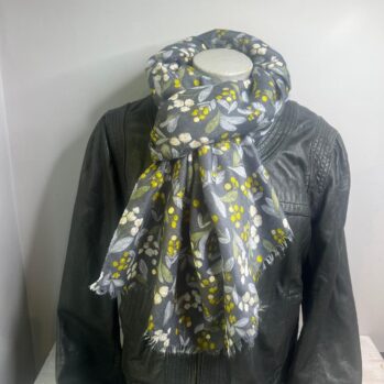 Grey Berry Scarf