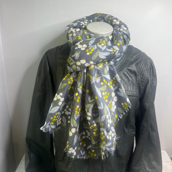 Grey Berry Scarf