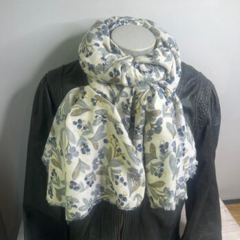 Light Grey Berry Scarf