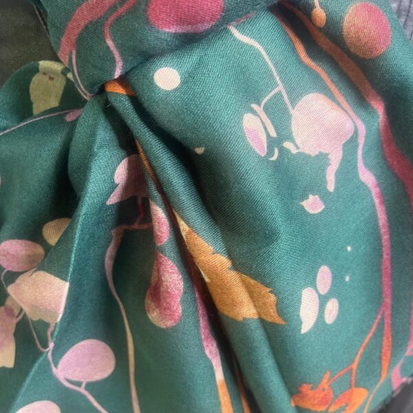 Green Leaves Scarf - Image 2